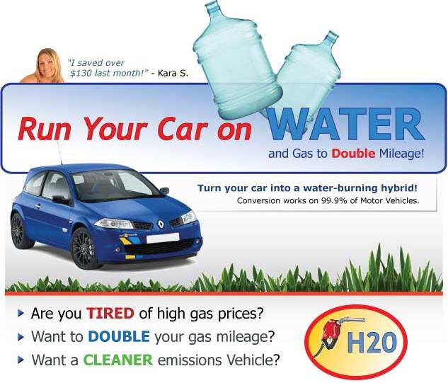 Run Car On Water Best Free Alternative Fuel For Cars